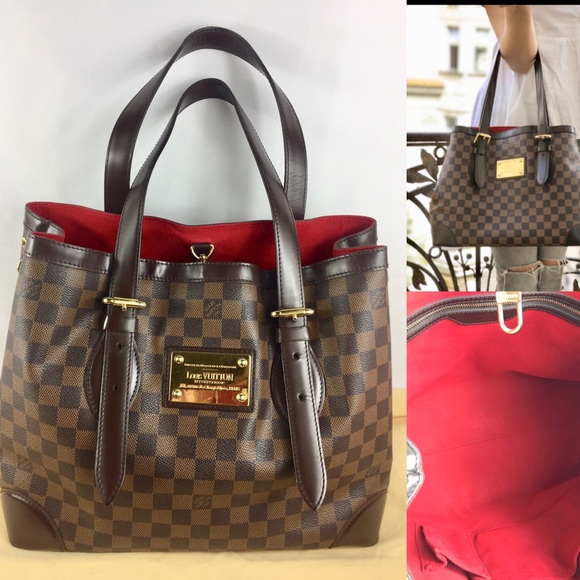 Final price!❤️large checkered❤️ tote louis vuitton